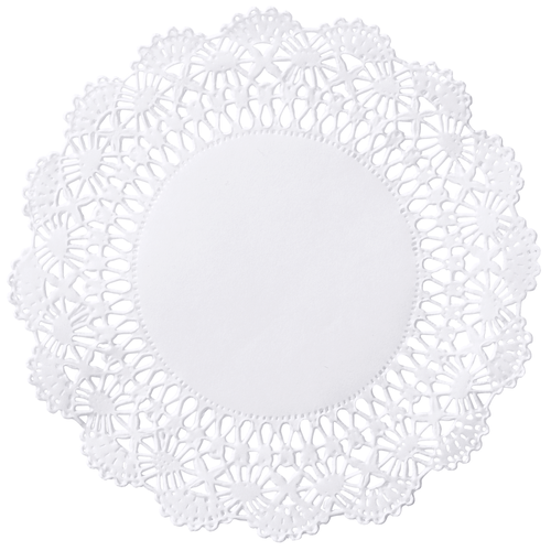 Cambridge Doily 4 IN Paper White Lace Round 1000/Case