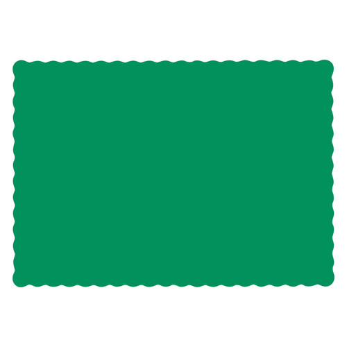 Placemat 10X14 IN Green Paper 1000/Case