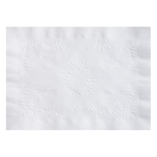 Placemat 10X14 IN White Straight 1000/Case