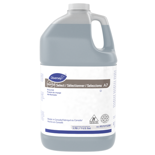 Suma® Select Rinse Aid Surfactant 1 GAL Liquid Kosher 4/Case