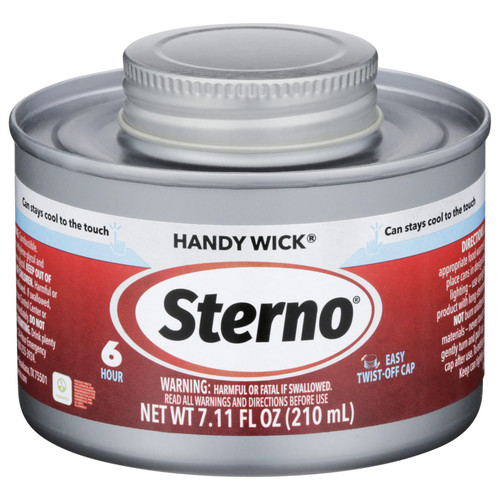 Handy Wick® Chafing Fuel 6-HR With Twist Cap 24/Case