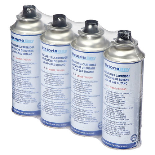 Victoria Bay Butane Fuel 8 OZ Cassette 12/Case