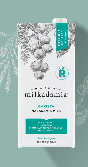 Milkadamia Barista Macadamia Milk 32 OZ 12/Case