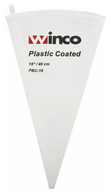 Piping & Pastry Bag 16 IN Plastic Coated Cotton Reuseable 1/Each