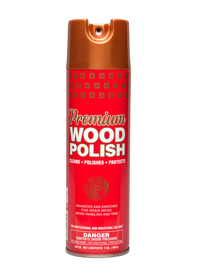 Lemon Wood Polish 20 OZ Alkaline RTU Aerosol Premium 12/Case