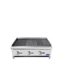 Char Rock Charbroiler 36 IN SS Countertop 35,000 BTU SS Burners With Standby Pilot Gas Powered 105,000 BTU 1/Each