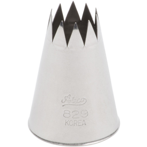 829 Piping Tip 0.69 IN Stainless Steel Open Star 1/Each