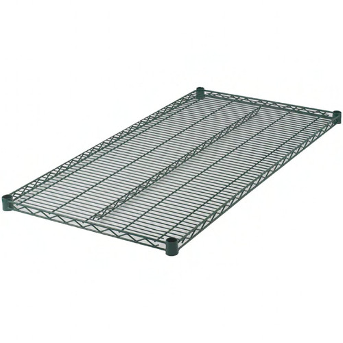 Shelving 24X24 IN Green Epoxy Metal Wire 1/Each