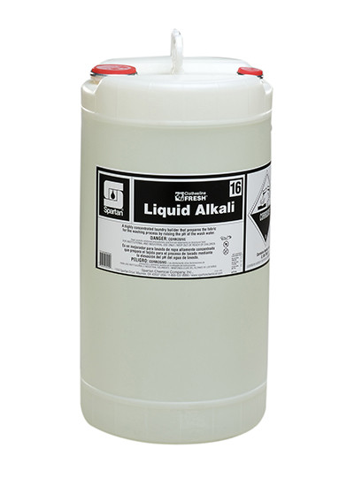 Clothesline Fresh® Liquid Alkali 16 Mild Scent Laundry Builder 15 GAL Alkaline Concentrate 1/Drum