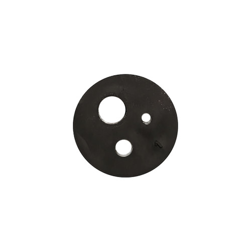 Peg Hook Shams Rubber Black 20/Pack