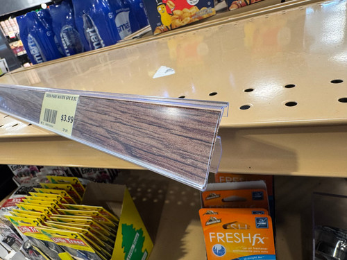 Cheese Produce Retail Tag Molding Shelf Molding 4 FT 10/Case
