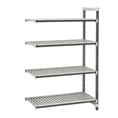 Camshelving® Elements® XTRA Add On Unit 18X48X72 IN Speckled Gray Resin & Metal Composite 1/Each
