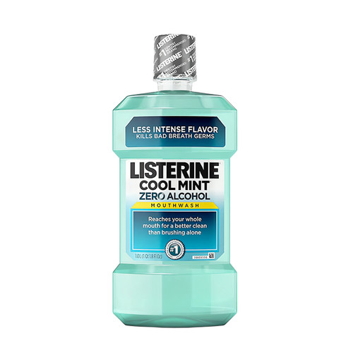 Listerine® Mouthwash 1.5 L Cool Zero Alcohol Alcohol Free 6/Case