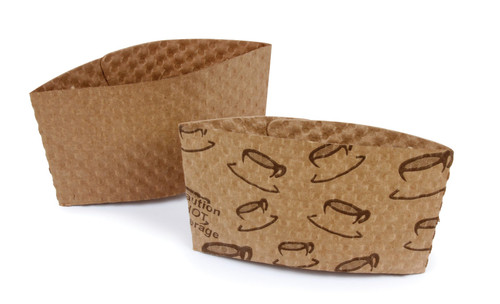 Bagcraft® EcoCraft® Cup Sleeve Paper Kraft For 12-24 OZ 1300/Case
