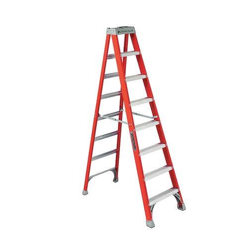 Step Ladder 8 FT 300 LB Fiberglass 1/Each