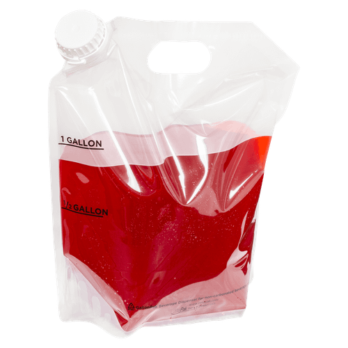 GallonPak Beverage Bag Dispenser 1 GAL Nylon PET PE Clear 25/Case