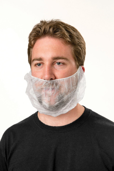 Beard Cover Regular Size White PP 1000/Case