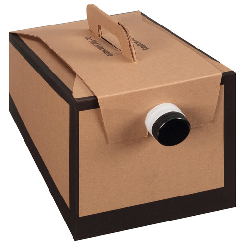 Beverage on the Move® Hot Beverage Box 160 OZ 11.88X8.75X7.5 IN Corrugated Paperboard Kraft 20/Case