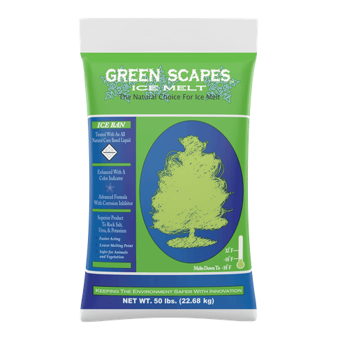 Green Scapes Ice Melt 50 LB Magnesium Chloride Corn Derived Sodium Crystals Bag 1/Bag