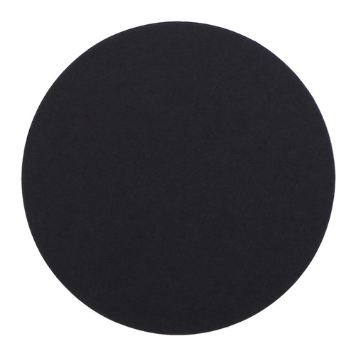 Drink Coaster 4 IN Black Round 2-Sided 500/Case