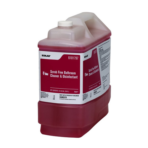 Disinfectant Cleaner 2.5 GAL Bathroom Liquid Scrub Free 1/Case