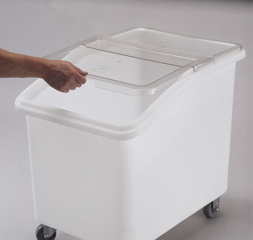 Ingredient Bin 37 GAL White Slant Top 1/Each