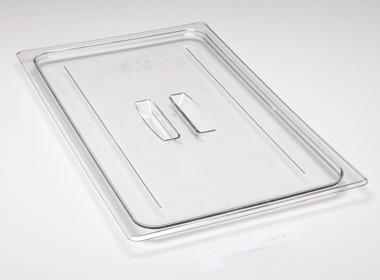 Camwear® Food Pan Lid Full Size Clear PC With Handle 6/Case