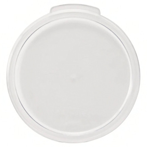 Cover Winco PCRC-12, PCRC-18 & PCRC-22 Round Food Storage Containers 12-18-22 QT Clear Round PC 1/Each