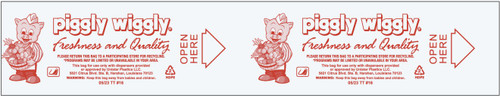 Pak Fresh Piggly Wiggly Custom Bag 15X20 IN High-Density Polyethylene (HDPE) 6MIC 3300/Case