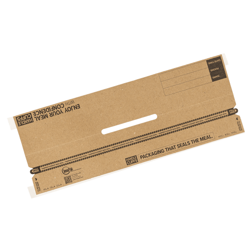 Handle Cuffs™ Bag Seal 16 IN Paper Kraft With Tamper-Evident Closure 250/Case