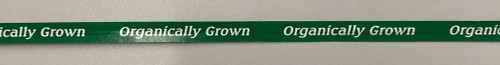 Organic Twist Tie 18X0.375 IN Paper Green White 250/Bundle