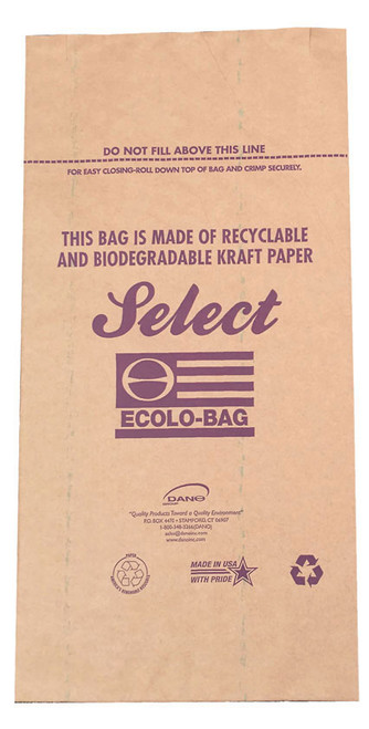 Psych Select Bag 18X10 IN 18 IN 30 GAL Coated Paper 50 Count/Bundle 42 Packs/Case