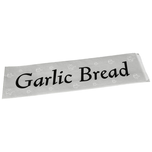 Bagcraft® Garlic Bread Bag 5.25X3.5X20 IN Foil-Lined Paper Silver White 500/Case
