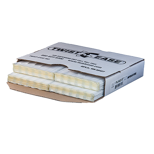 Twist Tie 6 IN Paper White 1920/Case