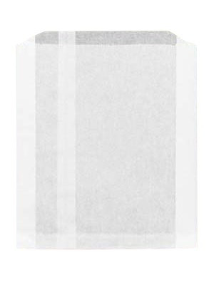 Sandwich Utility Bag 6.5X1.5X7.75 IN Bleached Kraft Paper White Gusset 2000/Case