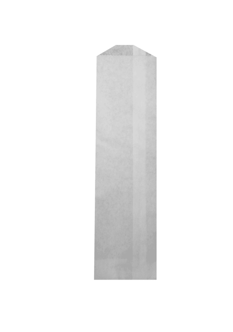 Silverware Bag 2.75X10 IN Bleached Kraft Paper White 10000/Case