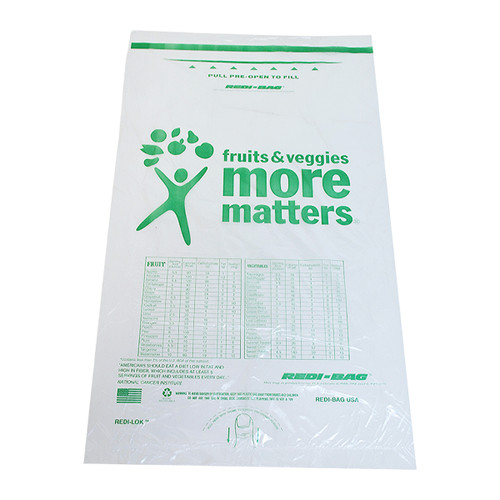Produce Bag Roll 12X20 IN HDPE More Matters 3000/Case