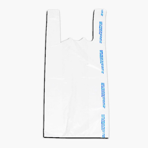 Bag 12X8X24 IN HDPE 0.65MIL White FDA Compliant 1000/Case