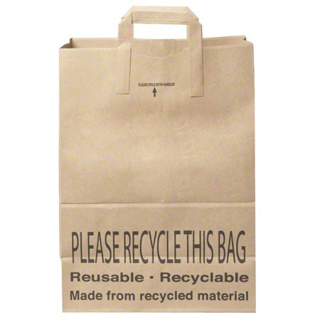 Duro® Dubl Life® Bag 1/6 BBL 12X7X17 IN Paper 70# Plain With Handle 300 Count/Bundle