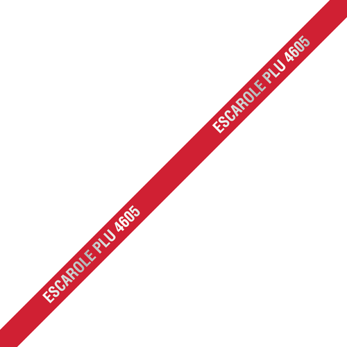 Escarole Twist Tie 18X0.375 IN Foil-Lined Paper Metal Red 300/Pack