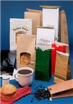 Bagcraft® Bag 3.375X2.5X7.75 IN Paper Poly Blend With Tin Ties Closure With Window 500/Case