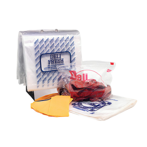 Deli Bag 10.5X8 IN HDPE 0.55MIL With Flip Top Closure Saddlepack 2000/Case