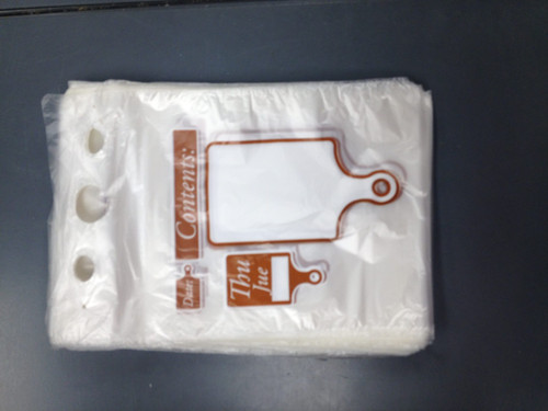 Bag 6X7 IN Plastic Clear Thursday Portion Bag Saddlepack 2000/Case