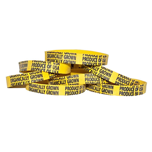 Organic Rubber Band #73 Rubber Latex Yellow 1000/Case
