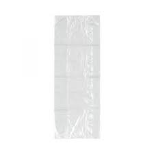 Heritage Bag 8X3X15 IN LLDPE 0.65MIL Clear Flat 4/Case