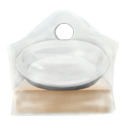 Wave Bag 19X18+9.5 IN Plastic 1.4MIL White 500/Case