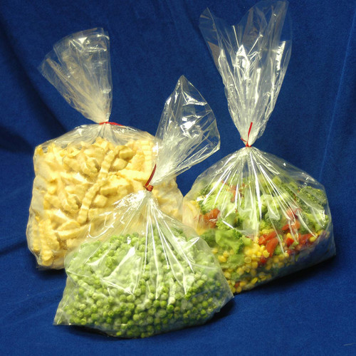 Bag 5X4.5X29 IN 1MIL Clear With Open Ended Closure Co-Extruded Side Gusset Microwave Oven Safe Freezer Safe 1000/Case