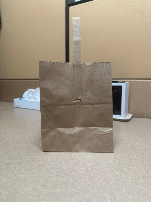 Toter Bag 7# 6.75X4.5X8 IN Kraft With Handle 500/Bale