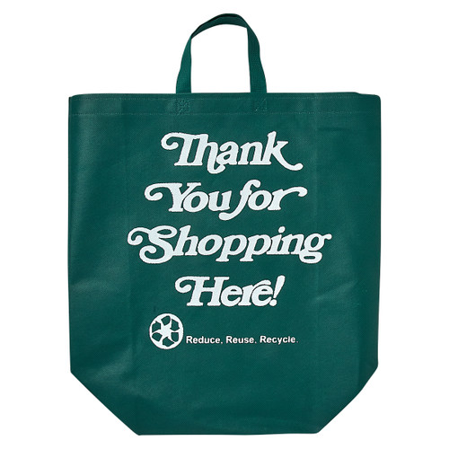 Bag 18.11X17+7.76 PPNW NWPP Green Reusable 100/Case