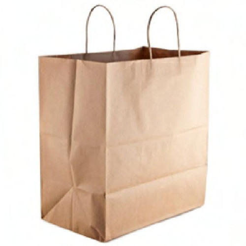 Shopper Bag 14X10X15.25 IN Kraft 200/Case